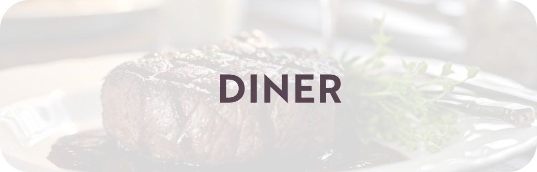 Menukaart najaar 2025 - Diner