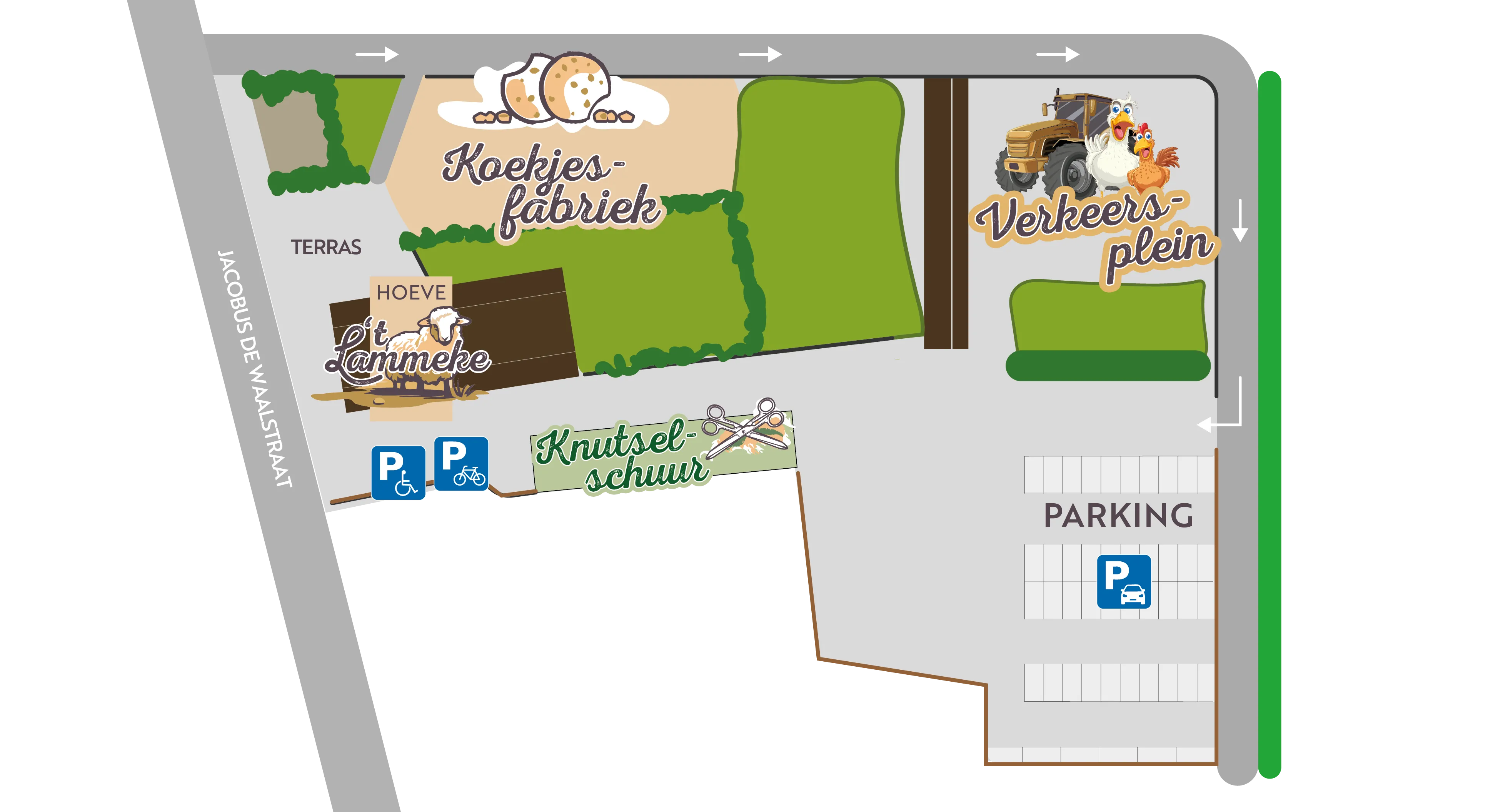Plattegrond Hoeve 't Lammeke